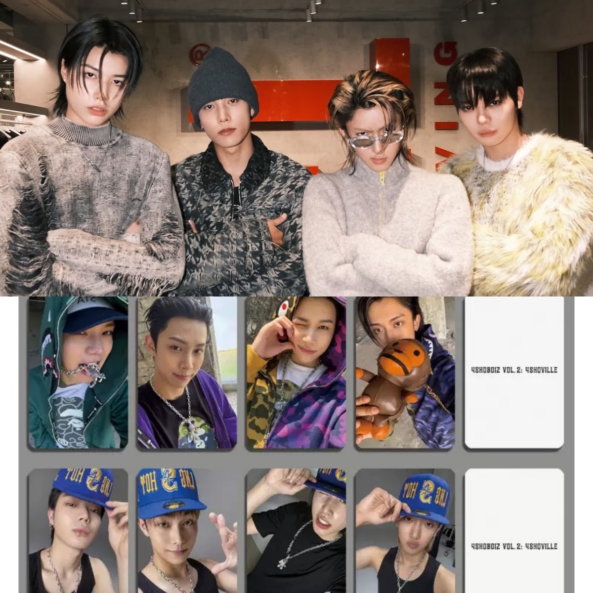 Photography Portfolio - 4 Stück Kpop Hot Boy Group
