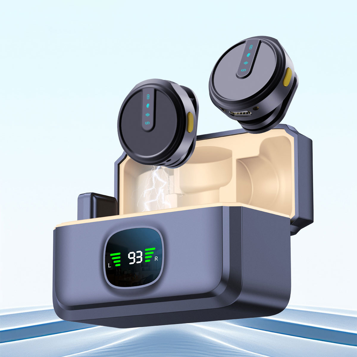 Photography Videos Free - Fotostudio Drahtloses Lavaliermikrofon Digitale Geräuschunterdrückung Live-Videoaufnahme