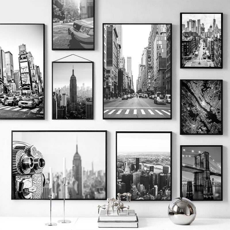 1 Stück rahmenloses Leinwandbi – Photography Black And White Bewertung und Preis