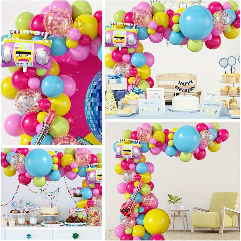110pcs Retro 1980s Disco Thema – Photography Zone Bewertung und Preis