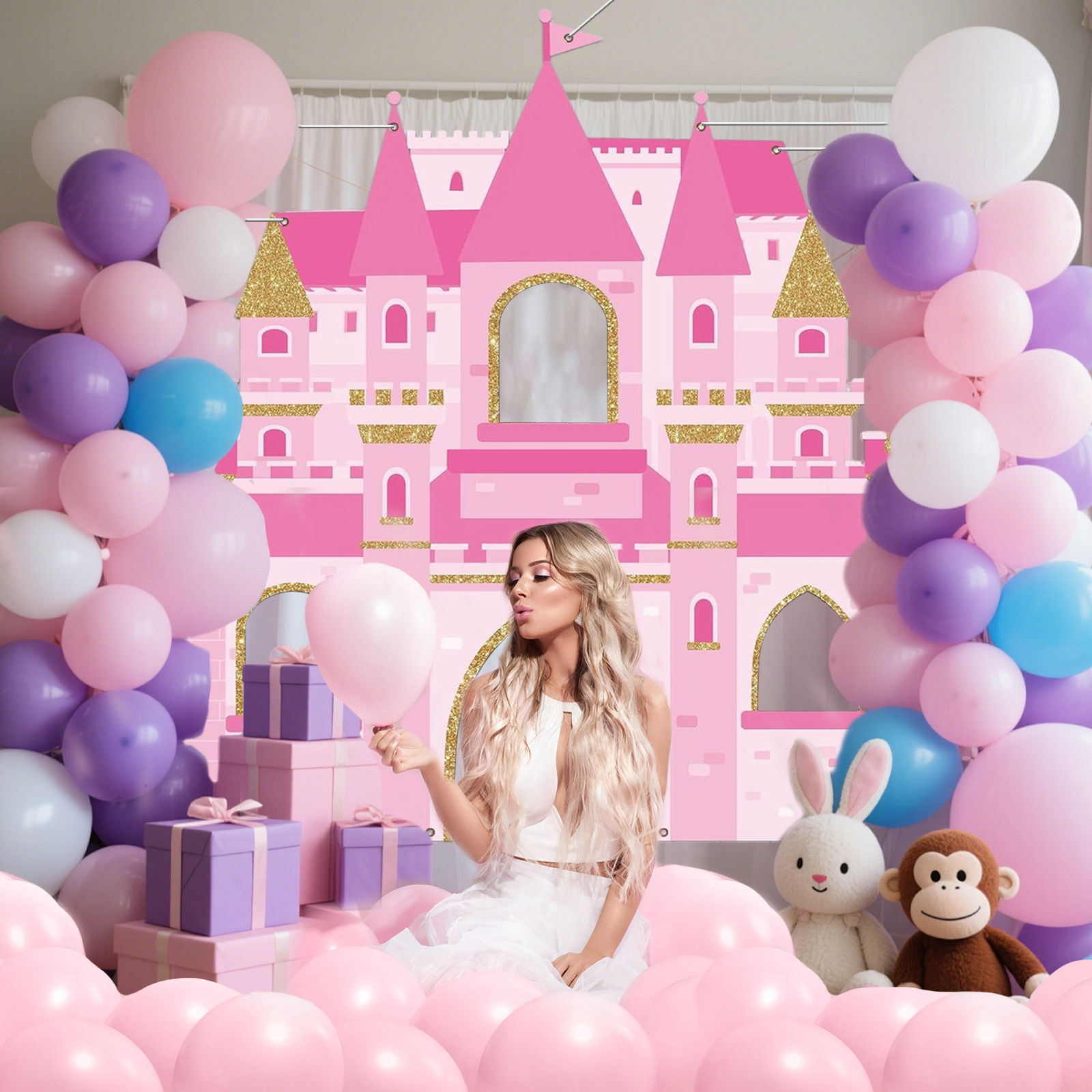 Rosa Schloss Party Photo Booth – Photography Term Bewertung und Preis