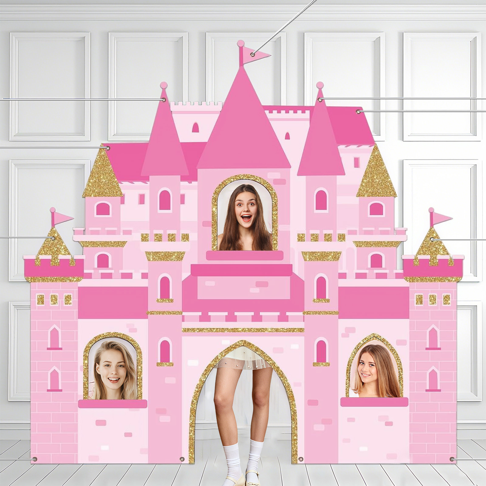 Rosa Schloss Party Photo Booth – Photography Term Bewertung und Preis