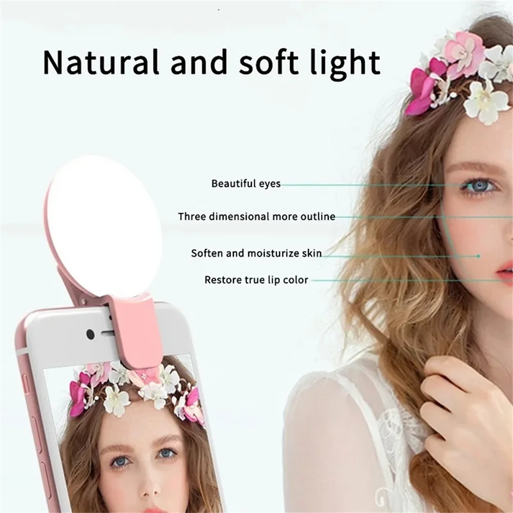 Tragbares Mini-Selfie-Ringlich – Photography Videos Free Bewertung und Preis