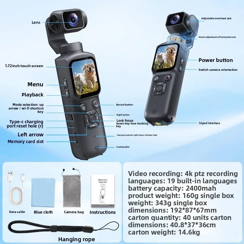 4K HJD05 Pocket 3 Kamera mit 3 – Photography Term Bewertung und Preis