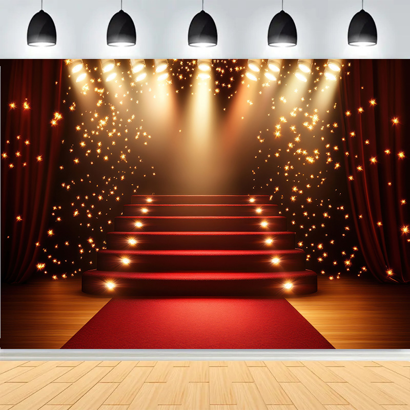Roter Teppich Bühne mit Strahl – Photography Award Bewertung und Preis