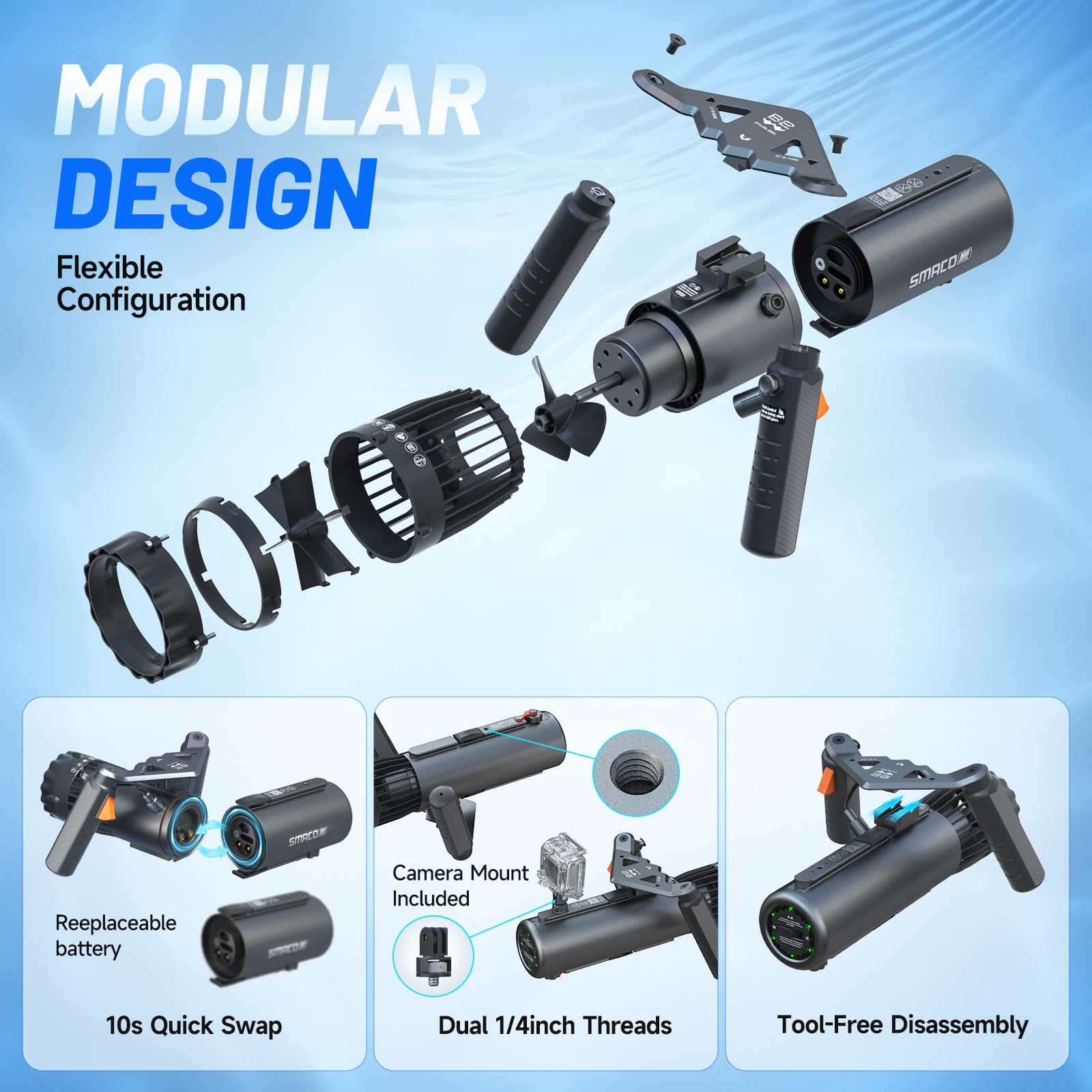 SMACO Unterwasserscooter, Dopp – Photography Videos Free Bewertung und Preis